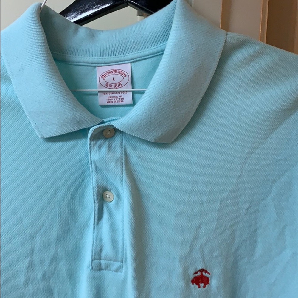 Brooks Brothers barley worn polo shirt (L)